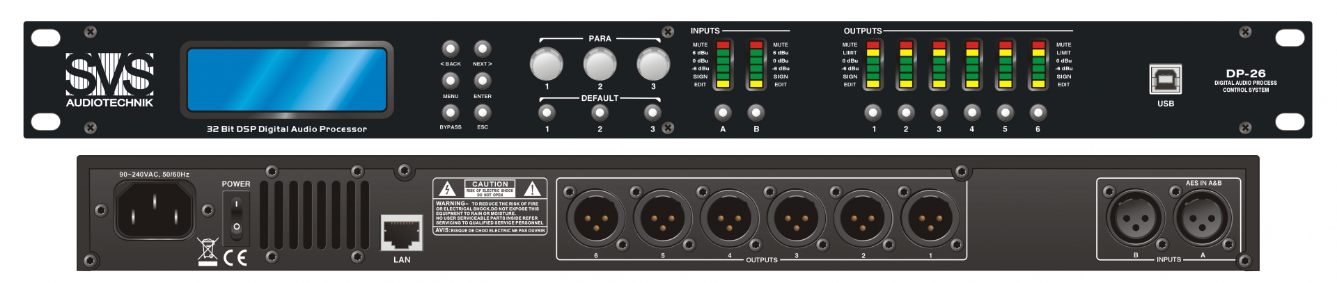 SVS Audiotechnik DP-26 Цифровой процессор: 2 входа 6 выходов в Междуреченске