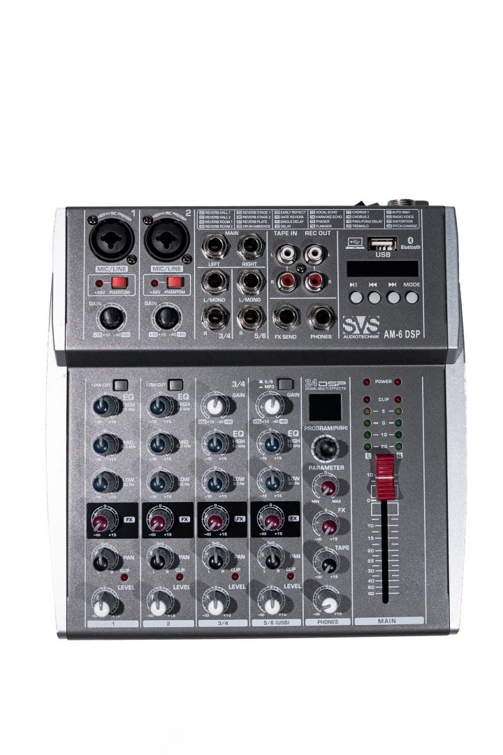 SVS Audiotechnik mixers AM-6 DSP Микшерный пульт аналоговый, 6-канальный SVS Audiotechnik mixers в Междуреченске